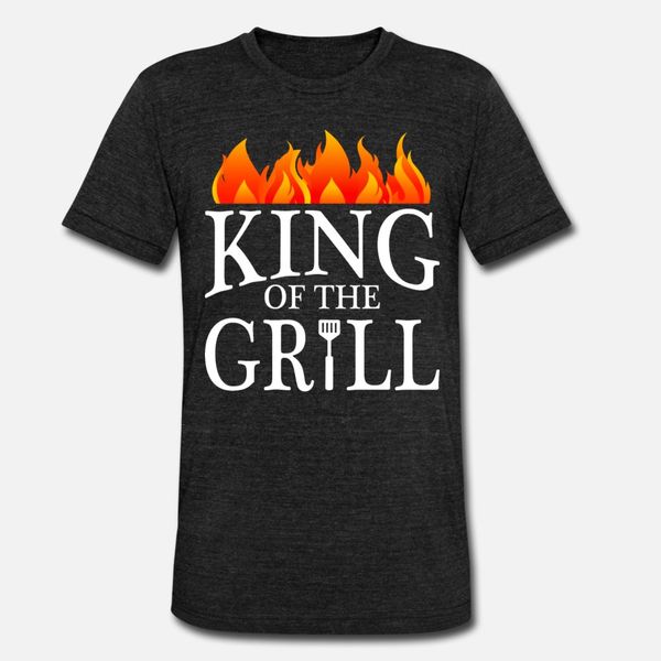 

king of the grill pun bbq barbecue gift designers graphic t shirt cool anime o-neck tracksuit hoodie sweatshirt