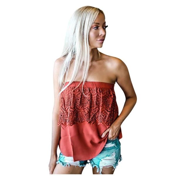 

2021 women summer lace shirt off shoulder blouse lace women's blouses casual solid floral clothes ropa de mujer, White