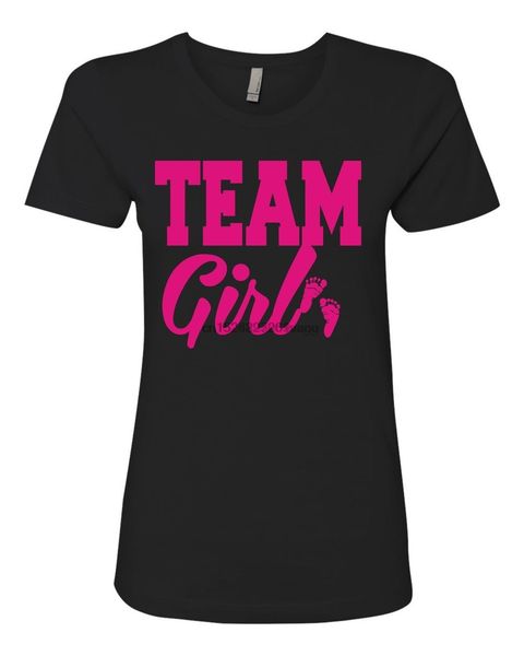 

team girl gender reveal women t-shirt gender party shirt tees new mom sport hooded sweatshirt hoodie