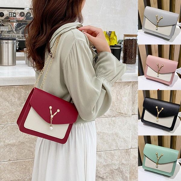 

fashion women handbag chain crossbody bag purse shoulder bag pu leather messenger