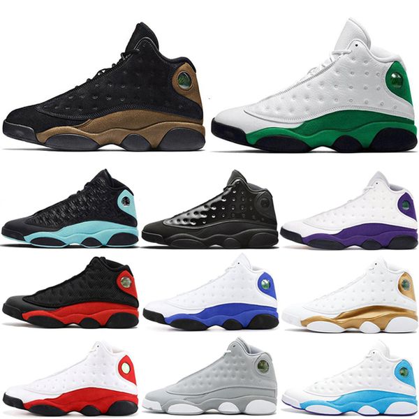 

new 13 reverse he got game island green bred chicago flint men basketball shoes 13s melo dmp playoff hyper royal sneakers with box