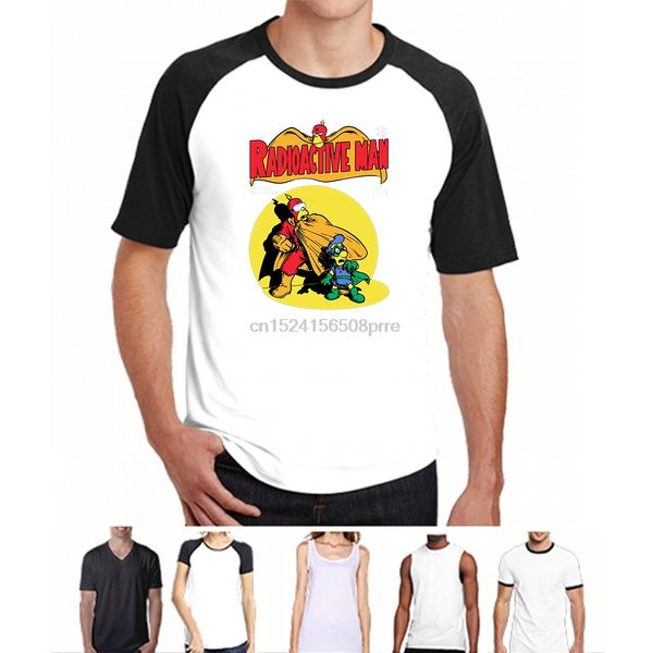 

100% хлопок o-образным вырезом на заказ печатных tshirt мужчины тенниска радиоактивный человек № 9 - радиоактивный человек женщины футболку