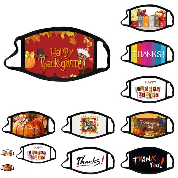 

protective dhl shipping thanksgiving breathable turkey mask cotton masks cartoon pumpkin print mouth cover washable 9 st on56d