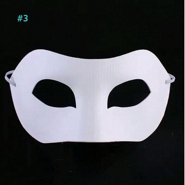 

mask white unpainted face plain/blank version paper pulp diy masquerade masque