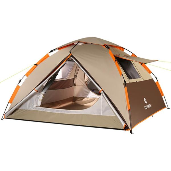 

automatic outdoor family tent camping for beaching hiking sporting event rainproof double layers leisure super light tent