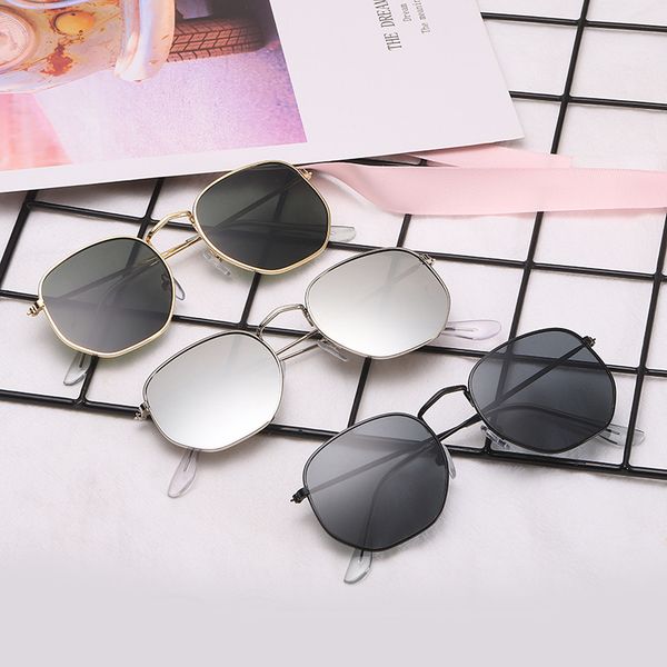 

2020 retro round goggles brand designer sun glasses for women alloy mirror sunglasses ray female oculos de sol