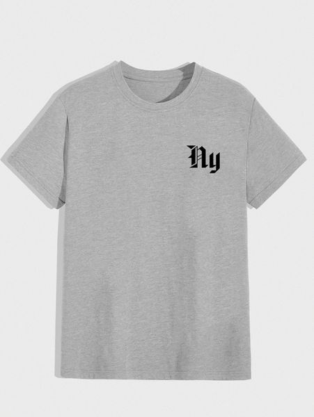 

romwe guys letter graphic tee 11ix#, White;black