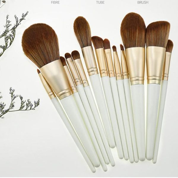 

13pcs makeup brushes lightweight synthetic fiber bristle eye shadow brush makeup set brush beauty tools