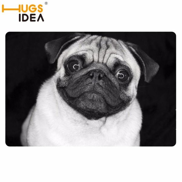 

carpets hugsidea pug dog doormat living room carpet kitchen rugs bath mats outdoor children kids bedroom felt rubber home use