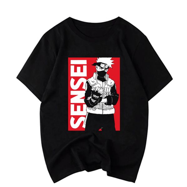 

kakashi sensei t shirt hip hop summer o-neck short sleeve men tshirt t-shirt sport hooded sweatshirt hoodie