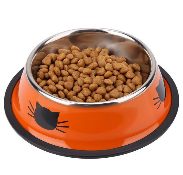 

pet dog bowls portable travel stainless steel dog food bowl puppy cat outdoor drinking water dish with wmttyg lottery2010