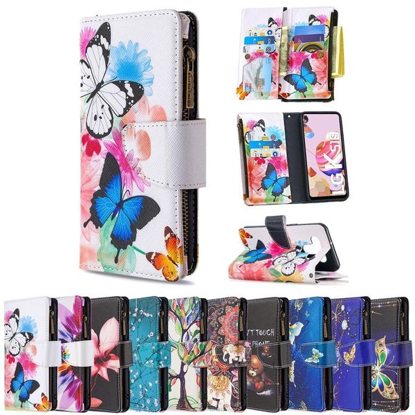 

wallet xiaomi note 9 flip leather phone for redmi note9 zipper case with stand card holders