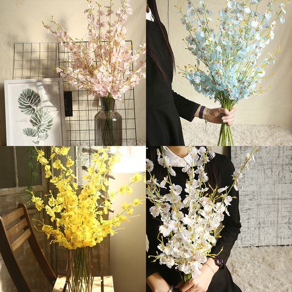 

brand new stylish dancing lan heart orchid artificial flower wedding decoration ins wind delicate and festive