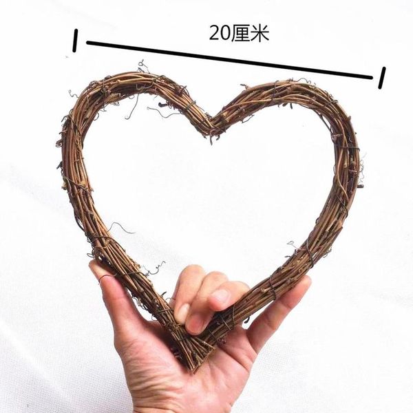 

10-50cm easter home decor natural rattan wreath wedding wreath crafts happy easter decoration diy craft spring wedding sqcopk