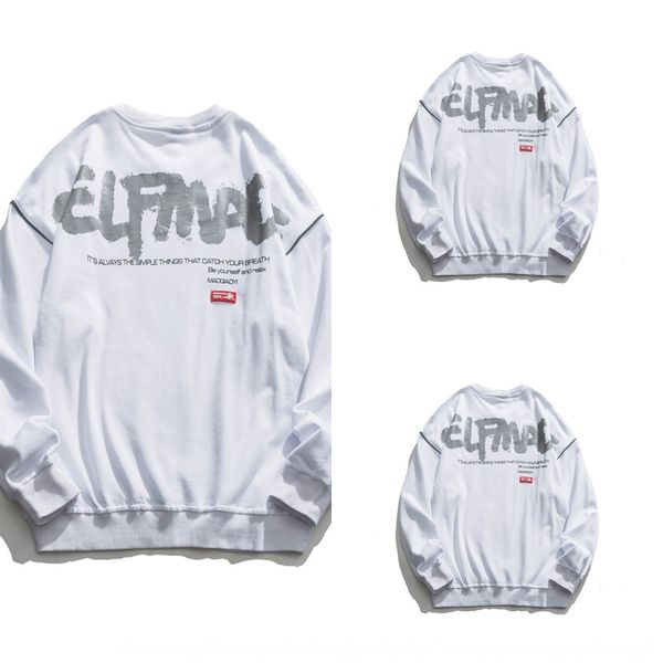

it's not a common thingthe new style of men's in autumn 2020 can be easily worn by male students and loose lovers sweater sweater, Black