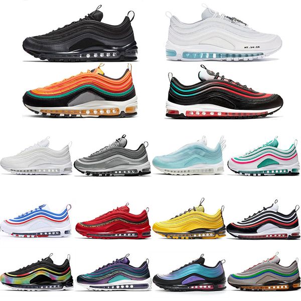

aqua blue 97 mens running shoes sky usa ghost worldwide white black easter mschf x inri jesus 97s undefeated men women sports sneakers