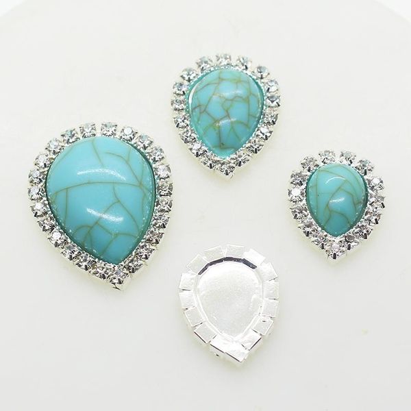 

металлические капли воды бирюзовый кнопки 10шт / много mix размер шитье кнопка лента одежда ювелирные изделия аксессуары diy handwork декор, Black