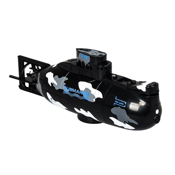 

1pc mini submarine plastic remote control 3.7v waterproof rc submarine rc toy mini boat for kids birthday gift outdoor play