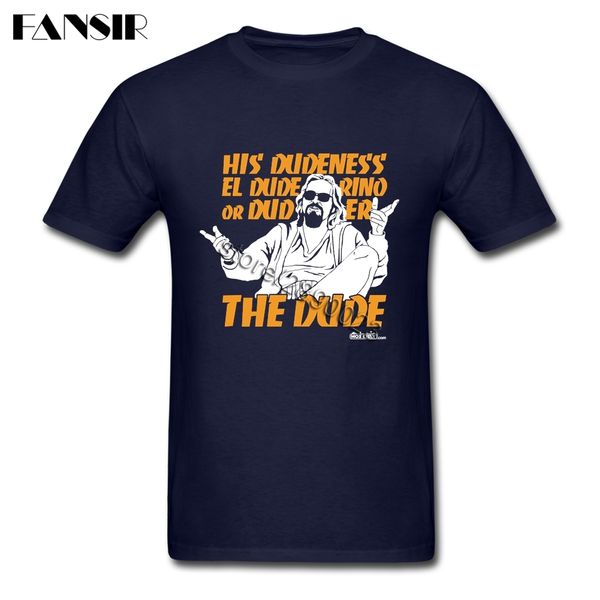 

плюс размер большой лебовски мода tshirts мужчины мужчины с коротким рукавом crewneck мужчины футболку группа верхняя одежда спортивная с ка