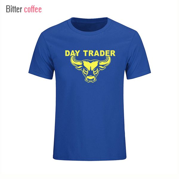 

sport summer new short sleeve t-shirts day trader shirt stock market trading printing round collar short sleeve & tees plus size