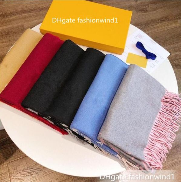 

2021 wholesale fashion scarfs timeless classic super long shawl womens soft velvet winter thick scarf no box, Blue;gray