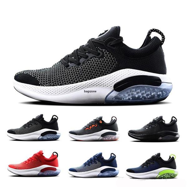 

joyride run men running shoes shoes triple black white platinum tint red outdoor sports trainers breathable sneakers, White;red