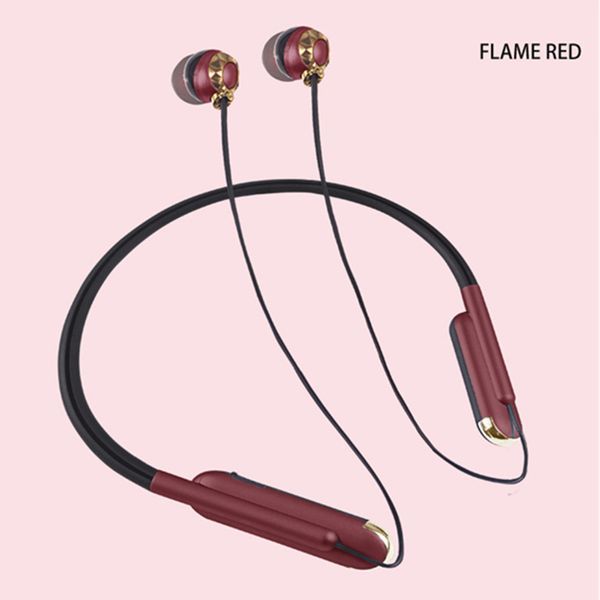 

brand new wired bluetooth 5.0 earphone with mircophone hanging neck headset stereo headphone earbud noise reduction