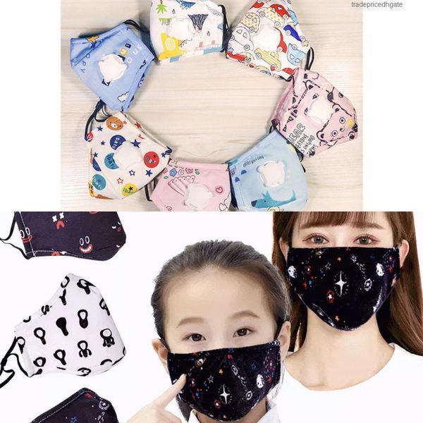 

children breathing layers 5 with valve quality face mask anti-splash dust washable re v0zk wdg7