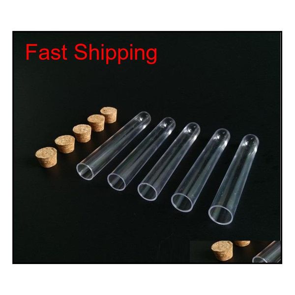 

plastic test tube with cork ser 4-inch 15x100mm 11ml clear ,food grade cork approved , pack 100 , all size ava qylwvy new_dhbest