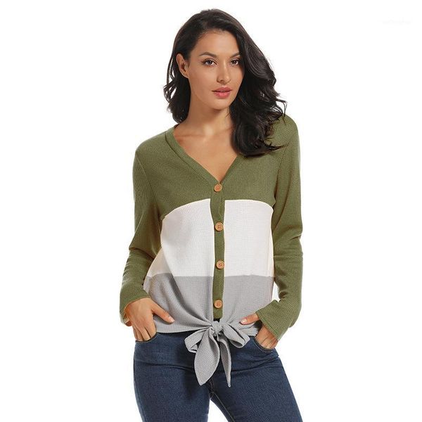 

v-neck woman coat autumn spring woman sweater thin sweater european style knit cardigan1, White