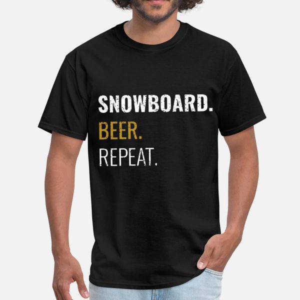 

snowboard beer repeat dad t shirt designers graphic t shirt fun digital printing trendy tracksuit hoodie sweatshirt