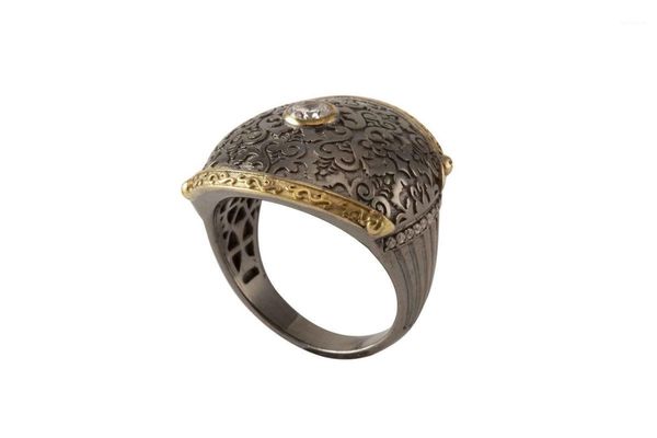 

antique istanbul men's ring1, Golden;silver