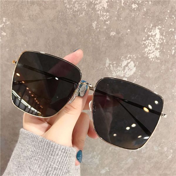 

women's ins korean version chaowanghong sunglasses 2020 new uv protection can be equipped with short-sighted sunglasses with diopters, White;black