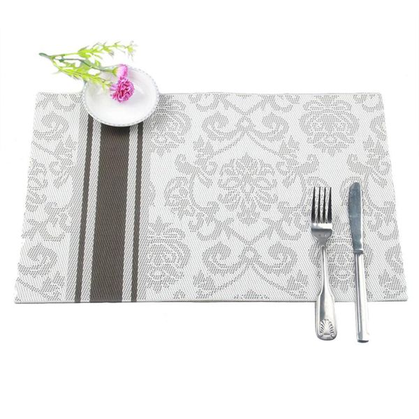 

table mats 3045cm europe style weaving food coffee tea place mat dining table placemat thermal insulation mats kitchen decor h wmtoyv