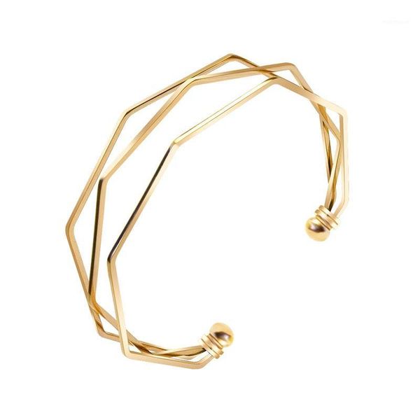 

bangle hollow out bangles stainless steel luxury bracelet jewelry fashion cuff & bracelet1, Black