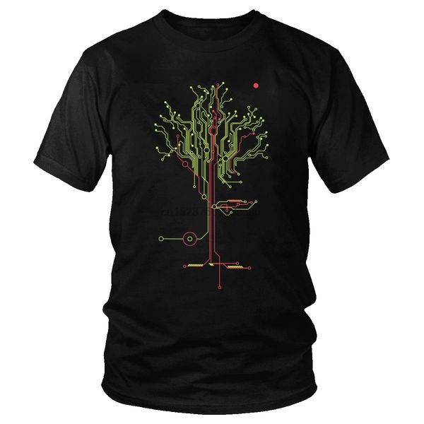 

electrical circuit tree of tomorrow brand electronic art short sleeve casual novelty apparel gift sport hooded sweatshirt hoodie t shirt
