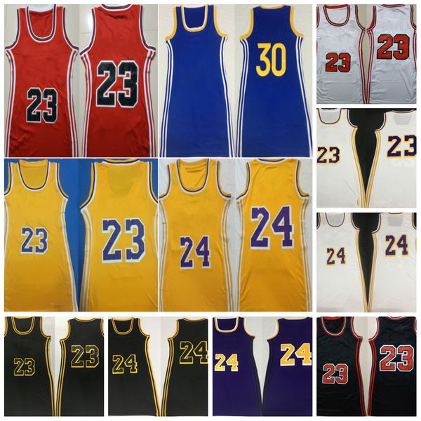 

women 23 jerseys 30 23 24 stitched red white black purple