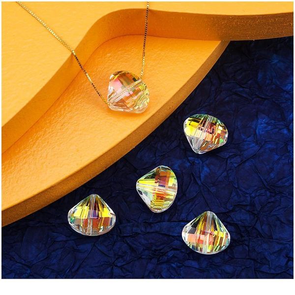 

super shiny glass beads faceted charms jewelry components crystal pendant beads for jewelry making bracelets diy handma qyllgj