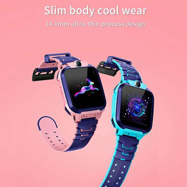 

children's 5 q12 waterproof smart phone watch positioning two way calljk