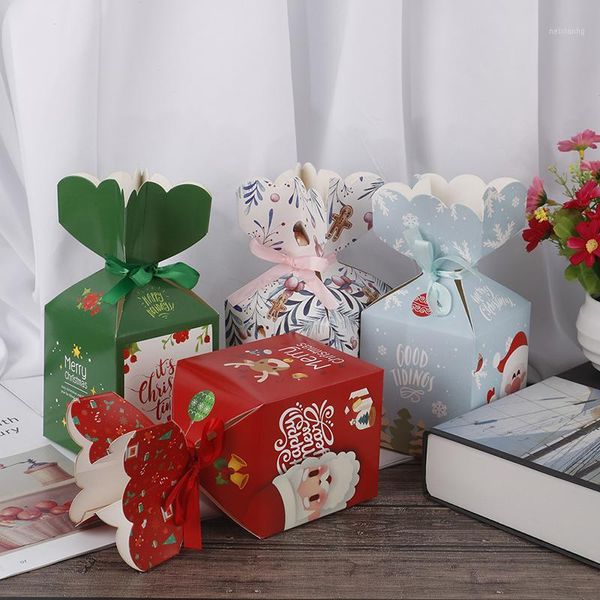 

gift wrap christmas box treat bags xmas decoration candy paper bag for kids birthday wedding party boxes pack bags1