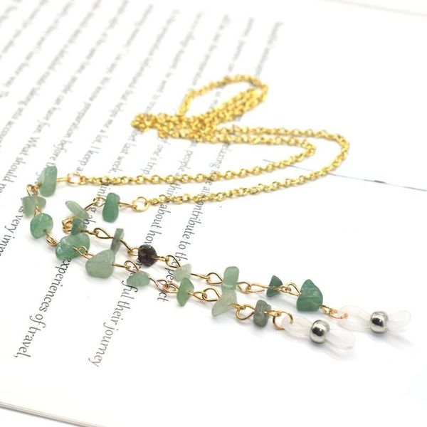 

2020 multi color irregular stone eyeglasses chain fashion women sunglasses chain holder lanyard glasses accessories h jllxsh