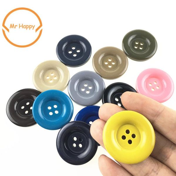 

4 отверстия 30мм круглой пластиковая смола кнопка fit швейное scrapbooking diy аксессуары для одежды костюм мода шинель пряжка wmtvdt