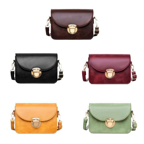 

new fashion handbags classic delicate texture fashion leather crossbody handbag women solid color small shoulder messenger bag