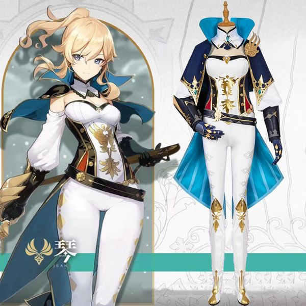 

anime costumes game genshin impact costume cosplay wig golden ponytail short hair clothing accessories shoes, Black