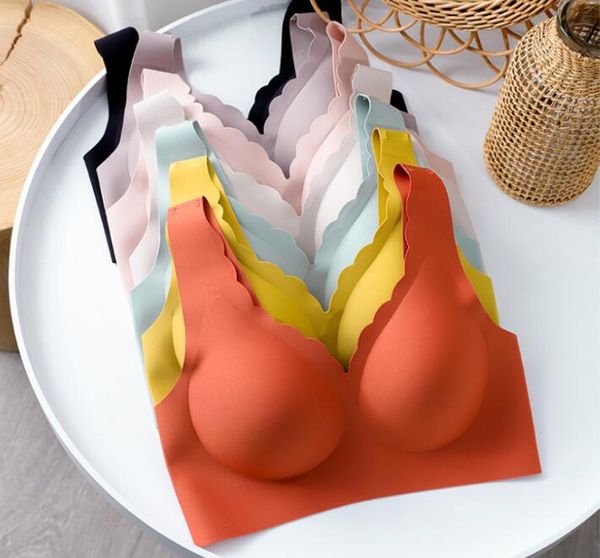 

new women bra latex bra push up for woman lingeries wireless collection bra fashion lingerie, Red;black