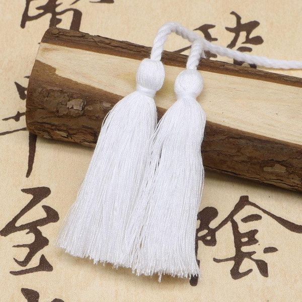 

5pcs multicolor polyester cotton two head rope tape tassels home textile curtain clothing pendant craft tassels diy decoration h wmtnmo