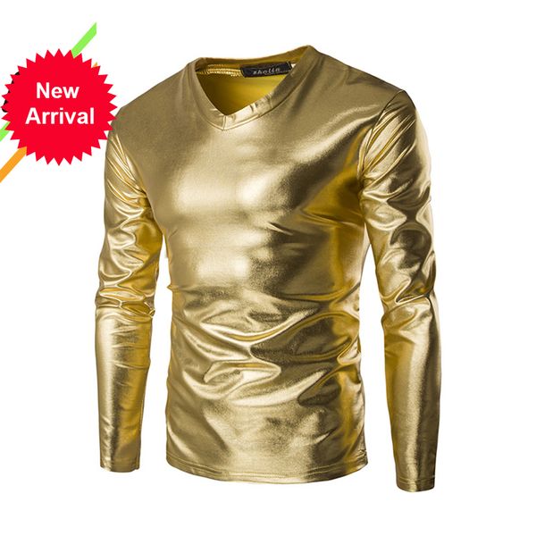 

2021 new men's t-shirt short-sleeve man long sleeves pure color men t shirt t-shirts for male glossy show aivi, White;black