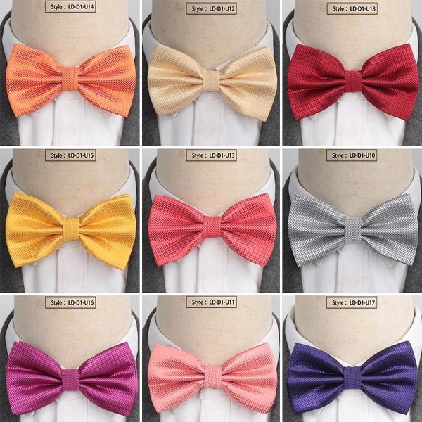 

xgvokh men ties fashion butterfly party wedding bow tie for boys girls candy solid color bowknot wholesale accessorie qylhyn, Black;gray