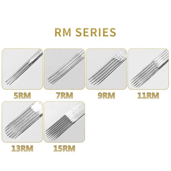 

ghost spider tattoo needles medical stainless steel sterilized tattoo needles 5/7/9/11/13/15rm agujas makeup needles ghos jllaxu