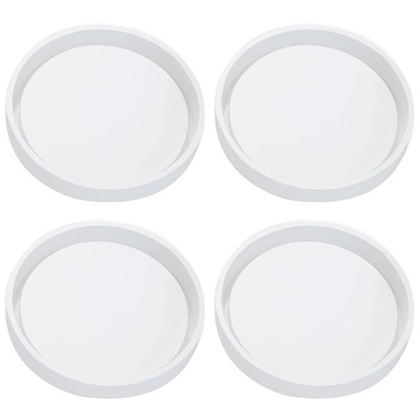 

4 pack big diy round silicone , diameter 3.94inch/10cm, molds for casting with resin, cement, Pink;blue